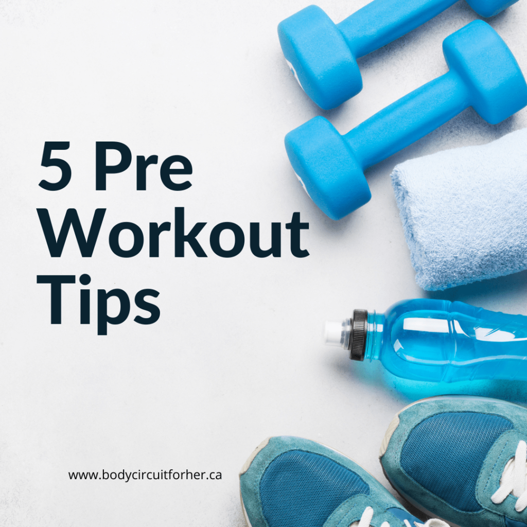 pre workout tips